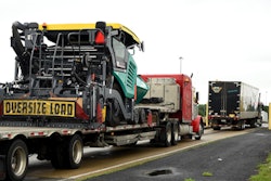 Trucks in line for inspection