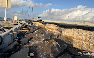 Highway damage near Tampa