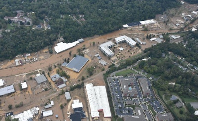 Flooding in Asheville, North Carolina