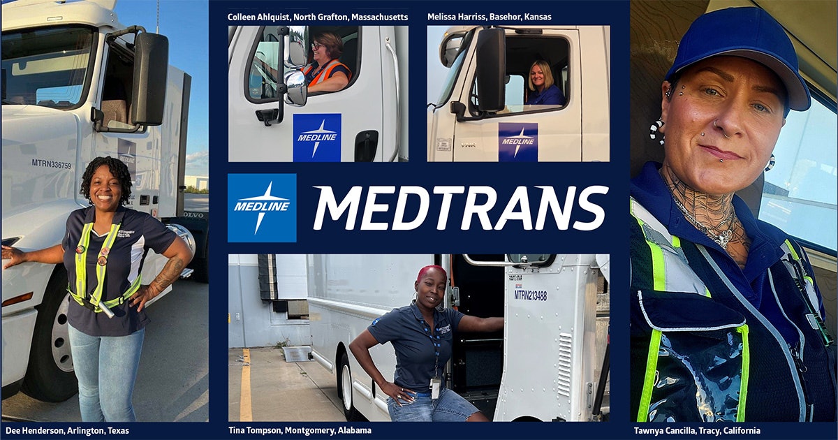 Women drivers explain benefits of driving for Medline’s private fleet
