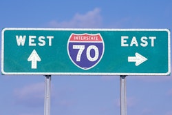 I-70 sign
