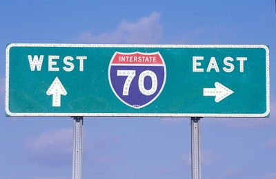 I-70 sign