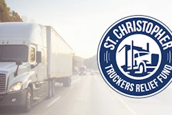 St. Christopher logo with tractor-trailer