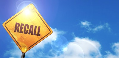 'Recall' on yellow highway sign