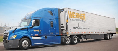 Werner tractor-trailer