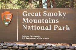 Great Smoky Mountains National Park sign