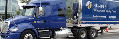 Hum,ber College tractor-trailer