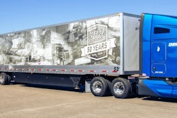 J&R Schugel trailer showcasing the company's history