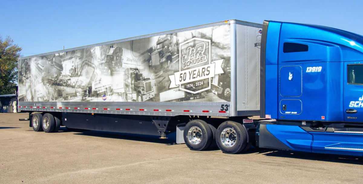J&R Schugel celebrates 50th year with trailer depicting company’s history