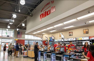 Inside the new Pilot in Laredo, Texas