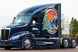 Kenworth T680 76-inch sleeper that will transport Capitol Christmas tree