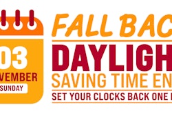 Daylight Saving Time ends graphic