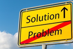 Solutions/Problem on yellow highway sign