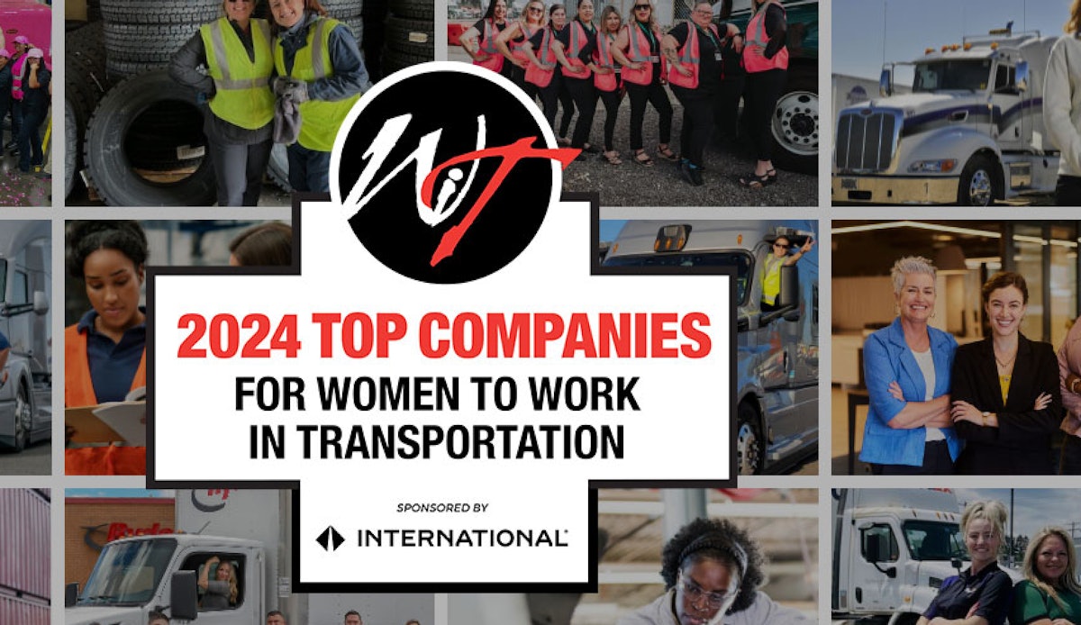 Numerous carriers, others, on Top Companies for Women to Work in Transportation list