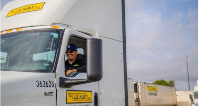 J.B. Hunt truck