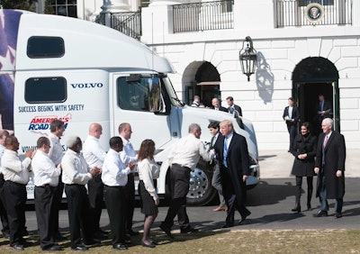Truckers meet President Trump