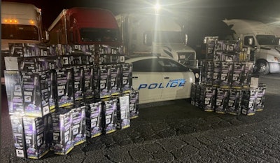 Shark vacuum cleaners recovered by Barstow Police