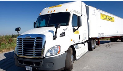 J.B. Hunt truck