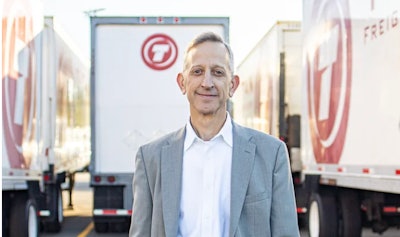 Keith Wilson with Titan trucks