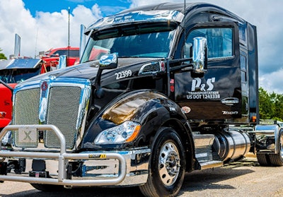 P & S Transportation truck