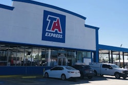 Exterior of new TA Express in Houston