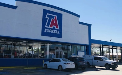 Exterior of new TA Express in Houston