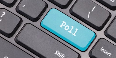 'Poll' on computer keyboard
