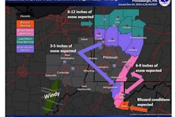 PA weather map