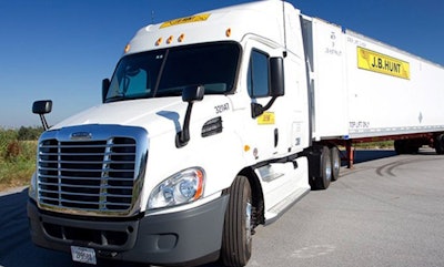 J.B. Hunt tractor-trailer