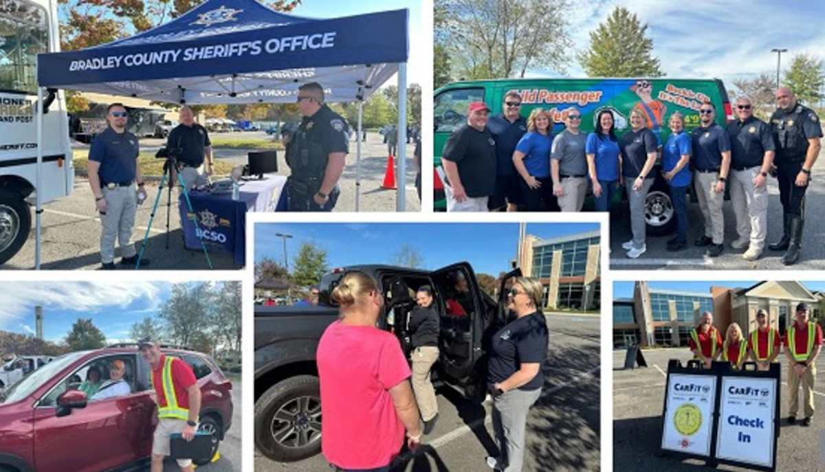 Trucking foundation buys child car seats for Tennesseans in need