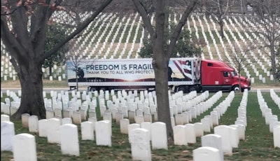 Dart truck at Arlington National Cemetery