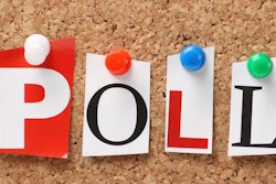'Poll' in colorful letters on corkboard