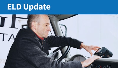 Driver checking ELD