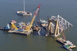 Work to remove wreckage of Francis Scott Key Bridge