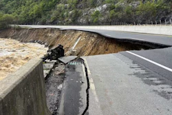 Damage to I-40