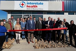Ribbon cutting at new health clinic