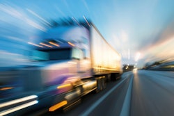Big rig on highway