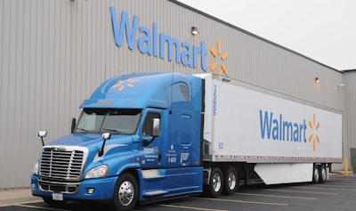 Walmart tractor-trailer