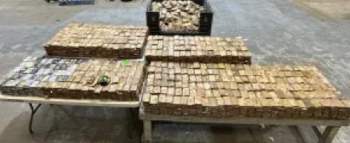 Almost  million in drugs found in shipment of cucumbers and jalapeños