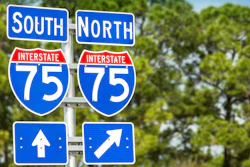 I-75 highway signs