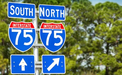 I-75 highway signs