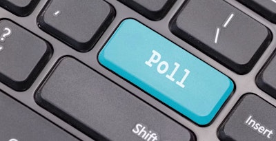 'Poll' on computer keyboard