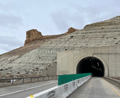 Green River Tunnel on I-80 in Wyoming