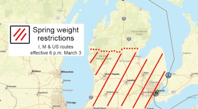 Map of Michigan