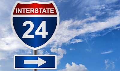 Interstate 24 sign