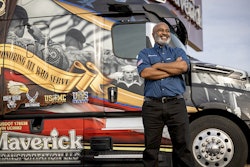Darryl Hammond with Maverick Salute truck