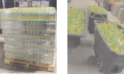Meth in shipment of mineral water