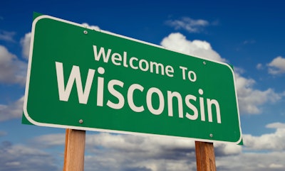Welcome to Wisconsin highway sign