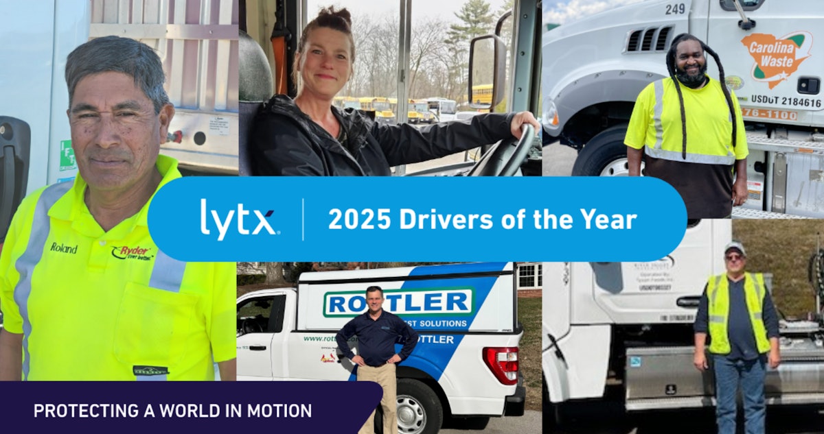 Lytx announces winners of its 2025 Driver and Coach of the Year awards