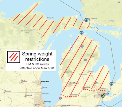 Map of Michigan